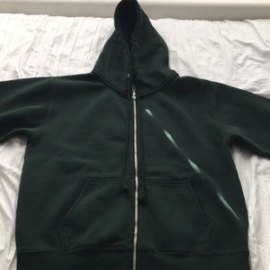 BRAND NEW BRANDY MELVILLE DARK GREEN CRISTY HOODIE